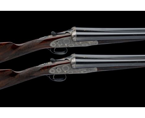 BOSS &amp; CO. A PAIR OF 12-BORE EASY-OPENING ROUNDED-BAR SINGLE-TRIGGER SIDELOCK EJECTORS, serial no. 7279 / 80, for 1915, 2