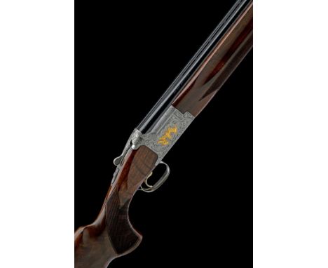 BROWNING S.A. A 12-BORE 'MODEL 425 GRADE 6' SINGLE-TRIGGER OVER AND UNDER EJECTOR, serial no. 46304NT, for 1996, 30in. nitro 
