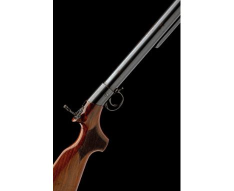 A GOOD RARE .22 BSA TRANSITIONAL IMPROVED MODEL 'D' UNDER-LEVER AIR RIFLE WITH STANDARD MODEL MARKINGS, serial no. S77531, on