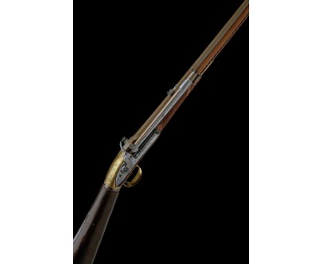 A RARE 10mm STOCK-RESERVOIR PNEUMATIC REPEATING AIR RIFLE ON THE GIRANDONI SYSTEM SIGNED STORMER, no visible serial number, G