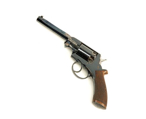 A GOOD 54-BORE PERCUSSION BEAUMONT-ADAMS REVOLVER, serial no. 30862, circa 1862, with 5 3/4in. Birmingham proofed octagonal s