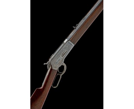 A .38-56 (WIN.) WINCHESTER MODEL 1886 LEVER-ACTION SPORTING RIFLE, serial no. 122073, for 1900, with octagonal 26in. barrel (