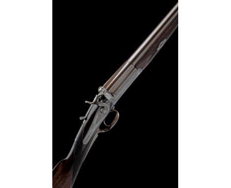 THOMAS HORSLEY A 12-BORE 1863 PATENT 'NO.2 PATTERN' PULL-BACK TOPLEVER SINGLE-BARRELLED HAMMERGUN, serial no. 1901, for 1870,