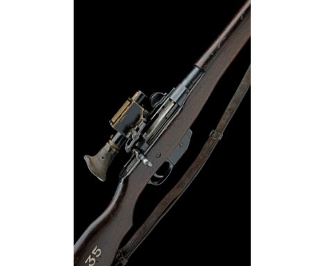 A RARE COMPOSITE .303 (BRIT.) 'M-10 MKIII' STRAIGHT-PULL BOLT-MAGAZINE CANADIAN WWI SNIPER RIFLE, serial no. 50556229 / 1000 