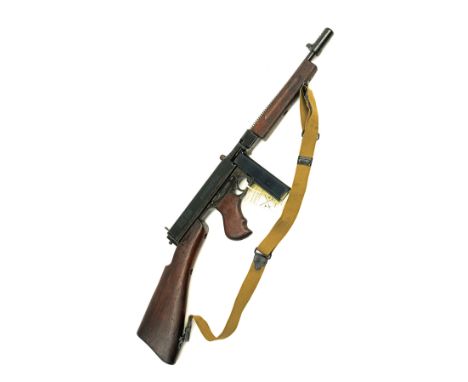 AUTO ORDNANCE CORPORATION A DEACTIVATED THOMPSON .45 ACP 'M1928A1' SUBMACHINE GUN, serial no. 440064, circa 1942, 12in. 1/2in