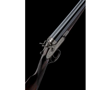 J. PURDEY & SONS A 12-BORE BAR-IN-WOOD TOPLEVER HAMMERGUN, serial no. 11472, for 1883, 29in. replacement nitro reproved barre