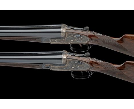 AYA A PAIR OF 12-BORE 'NO.1 MODEL' HAND-DETACHABLE SIDELOCK EJECTORS, serial no. 521497 / 8, dated 1977, 28in. nitro chopperl