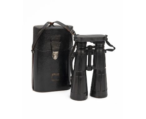 ZEISS A SET OF DIALYT 8X56B RUBBER COATED BINOCULARS, serial no.1839011, with makers leather carry case.