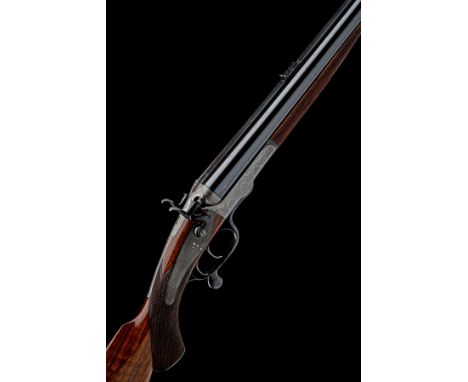 JOSEPH LANG & SON A .500 (3 1/4IN.) BLACK POWDER EXPRESS DOUBLE-BARRELLED ROTARY-UNDERLEVER HAMMER RIFLE, serial no. 7002, fo