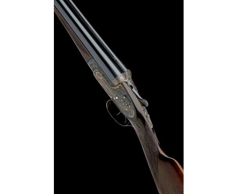 AYA A 12-BORE 'NO.2 MODEL' HAND-DETACHABLE SIDELOCK EJECTOR, serial no. 559627, for 1981, 28in. nitro chopperlump barrels, 2 