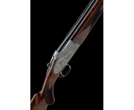 BROWNING S.A. A 12-BORE 'HERITAGE' SIDEPLATED SINGLE-TRIGGER OVER AND UNDER EJECTOR, serial no. 61370MP, for 2008, 30in. high