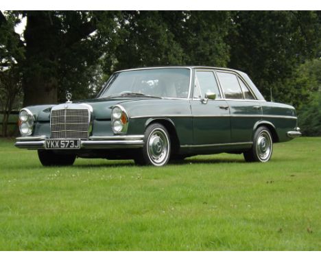 A UK-supplied, right-hand drive example of the gracious, V8-powered W108.Elegant and well-engineered, early-1970's, four-door