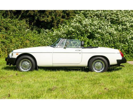 Smart, UK-supplied, right-hand drive MGB Roadster with less than 8,500 miles from new.Purchased new from Studholme Dickson on