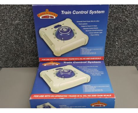 2 x Bachmann branch line train control systems both with boxes
