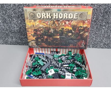 Games workshop epic 40K Ork Horde infantry and vehicles army, Citadel minatures, boxed