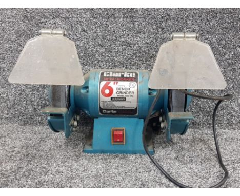 Clarke metal worker 6" twin bench grinder, model CBG 6RZ