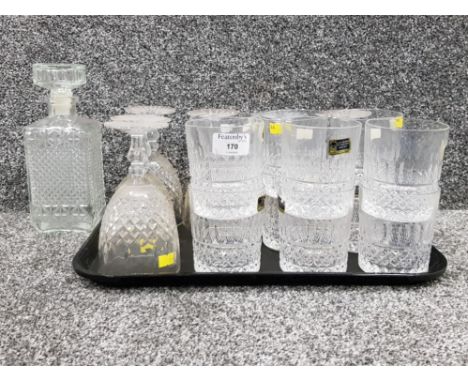 Herman lead crystal glasses and decanter (19)