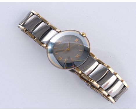 Rado, Modell Dia Star, Damenarmbanduhr, Ref. 318.0635.3, Gehäuse und Armband in Stahl und Keramik, Quarzwerk, bicolor, Ziffer