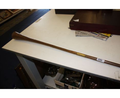 A Hunting Horn - in two pieces