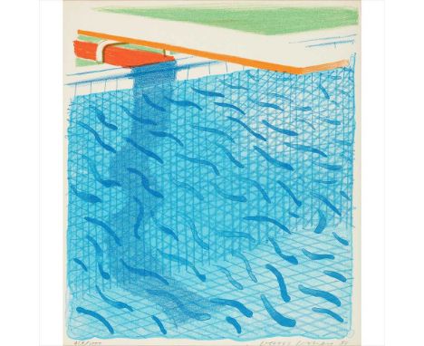 § David Hockney (British B.1937)  Paper Pools Signed and dated '80 and numbered 453/1000 in pencil, published by Tyler Graphi