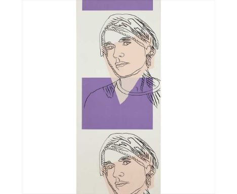 Andy Warhol (American 1928-1987), After Self-Portrait (Wallpaper), 1978 Screenprint (Dimensions: 171cm x 73.5cm (67.25in x 29