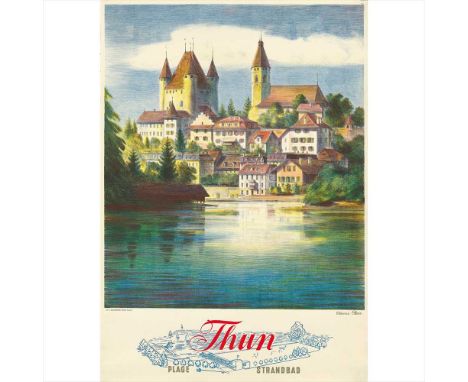 ETIENNE CLARC THUN lithograph, condition A; not backed (Dimensions: 99cm x 70cm (39in x 27.5in)) (Qty: 1)(99cm x 70cm (39in x