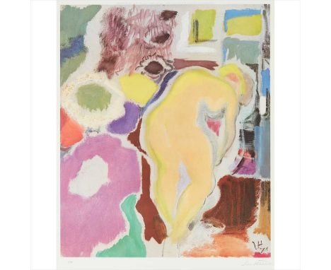 § Ivon Hitchens (British 1893-1979) Early Morning Off-set lithograph, 14/375, signed and numbered in pencil to margin (Dimens