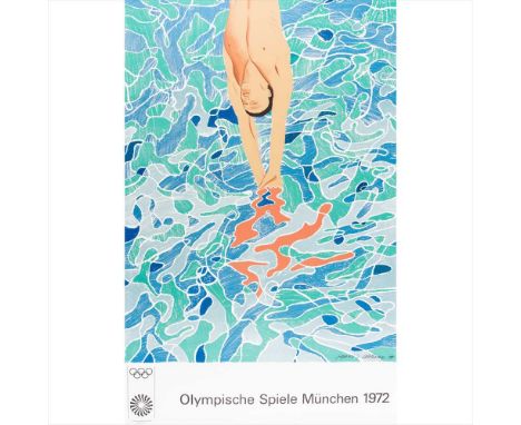 § David Hockney (British B. 1937) Olympische Spiele Munchen, 1972 (Baggott 34) Lithograph, printed by Matthieu, Zurich, publi