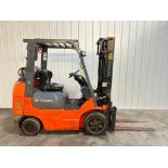 Toyota 5,000-LB. Capacity Forklift, Model 7FGCU25, S/N 05650, LPG Fuel, Cushion Tires, 2-Stage Mast,