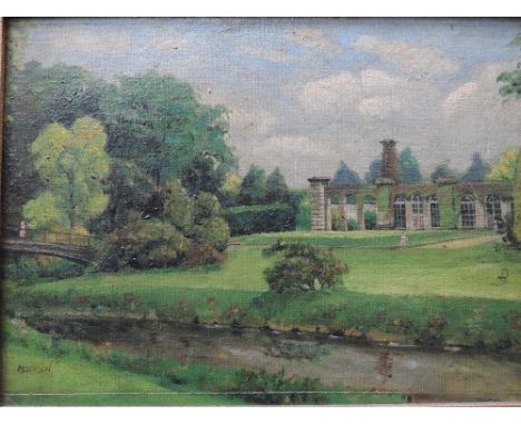 An oil painting, Addison, country garden, signed and an oil painting, portrait study, young women
13" x 9.5"
Condition: Spott