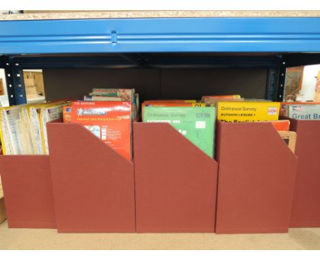 A selection of late 20th century and modern Ordnance Survey maps, including Pathfinder series, Outdoor Leisure, one inch scal
