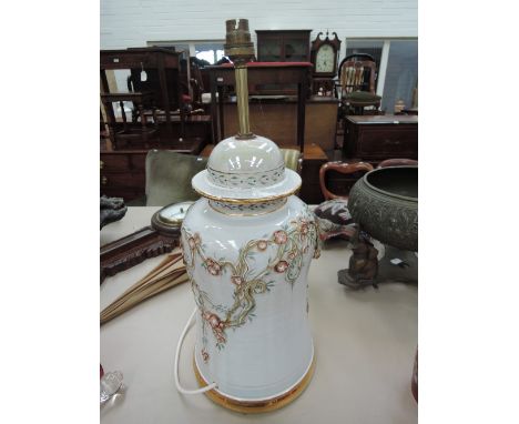 A modern pottery lamp by Gordon Fox, Kentmere