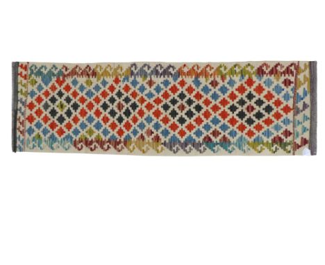 A Chobi kilim runner - 200 x 62cm.