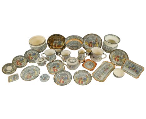 A Royal Doulton 'Morton Hall' part dinner service - comprising a range of cups, saucers, jugs, serving items and a three piec
