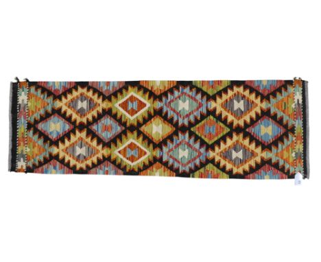 A Chobi kilim runner - 190 x 62cm.