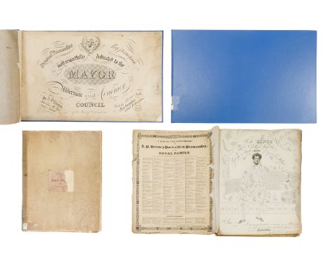 HEMM John Peck Portraits of the Royal Family in Penmanship - published by Oliver &amp; Co, Nottingham 1831, First Edition fol