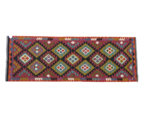 A Maimana kilim runner - 205 x 70cm.