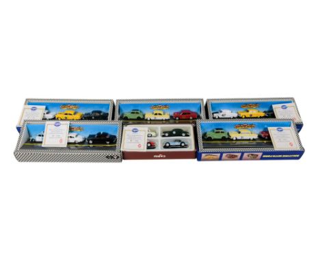 Corgi Rallying with Ford set - boxed, comprising three vehicles, together with another boxed set, two Ford Zephyr Racing sets