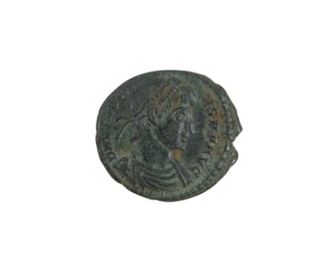 A Constantine II Roman coin. 