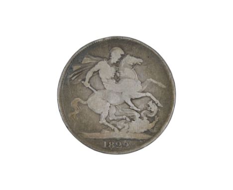 A George IV 5 shilling coin, 1822.