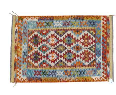 A Chobi kilim rug - 154 x 101cm.