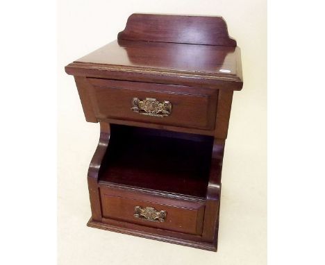 A set of Edwardian mahogany trinket drawers