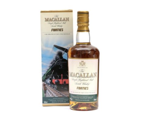 Macallan Forties Single Highland Malt Scotch Whisky 40% 500ml in original card sleeve (one bottle)