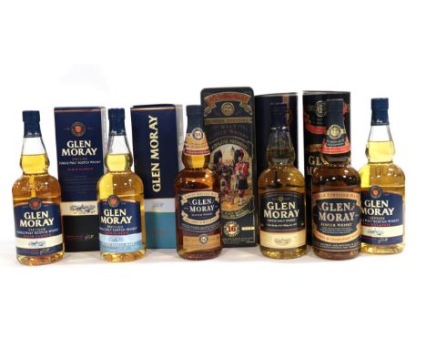 Glen Moray 16 Year Old Single Speyside Malt Scotch Whisky Highland Regiments tin, The Black Watch, 40% 70cl (one bottle), Gle