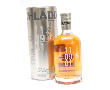 Bruichladdich Renaissance 11.09.01 Islay Single Malt Scotch Whisky 46% 700ml, in original tin tube (one bottle)