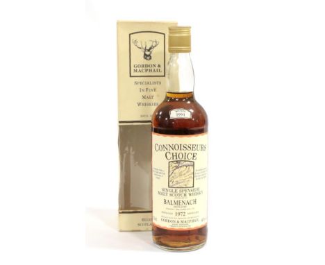 Gordon &amp; MacPhail Connoisseurs Choice Balmenach 1972 Single Speyside Malt Scotch Whisky 40% 70cl (one bottle)  From a sin