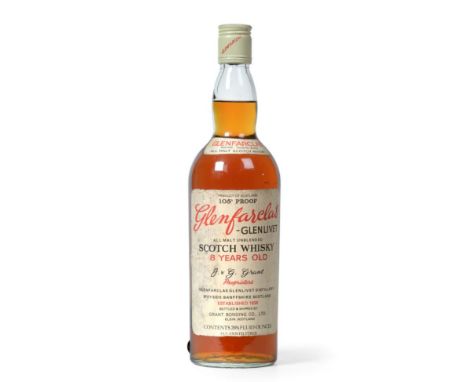 Glenfarclas 8 Year Old All Malt Unblended Scotch Whisky 105° proof, 262/3 fl.ozs, 1970s bottling (one bottle)