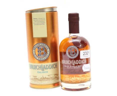 Bruichladdich Valinch 'In Celebration of The Re-opening of Warehouse 12 - 'The Vatican'' Islay Single Malt Scotch Whisky dist