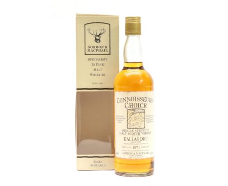 Gordon &amp; MacPhail Connoisseurs Choice Dallas Dhu Single Speyside Malt Scotch Whisky distilled in 1971, 40%, 70cl, in orig