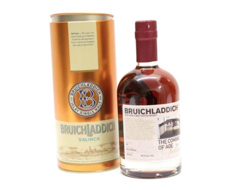 Bruichladdich Valinch 'The Coming Of Age' Islay Single Malt Scotch Whisky distilled 2002, 301/400, 58.7% 500ml, in original t